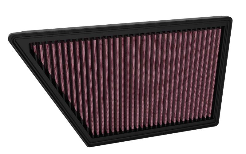 K&N Engineering 33-3185 High-Flow Drop-In Air Filter for 2024 Ford Ranger 2.0L L4 Diesel