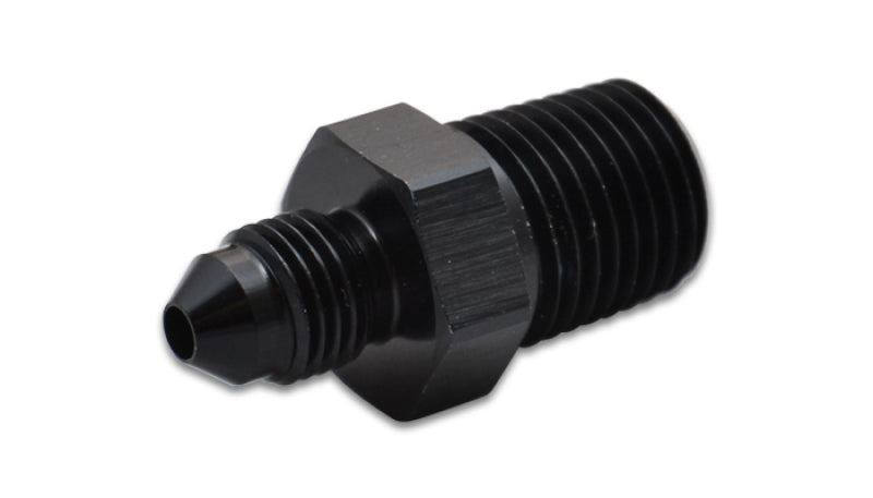 Vibrant Performance Straight Adapter Fitting -3AN to 1/4 Inch NPT for Automotive Applications