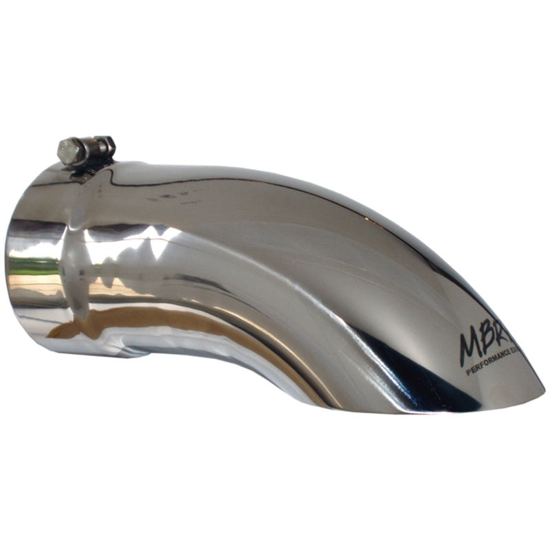 MBRP Universal 5-inch Stainless Steel Exhaust Tip with Turn Down - Polished Finish