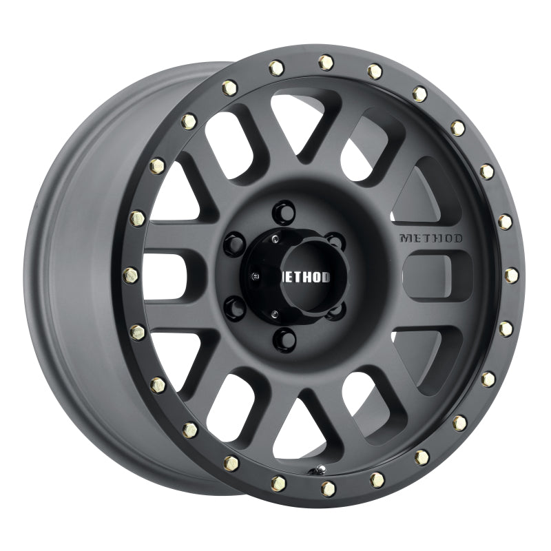 Method MR309 Grid 17-Inch x 8.5-Inch Wheel with 6x5.5 Bolt Pattern and Titanium Finish