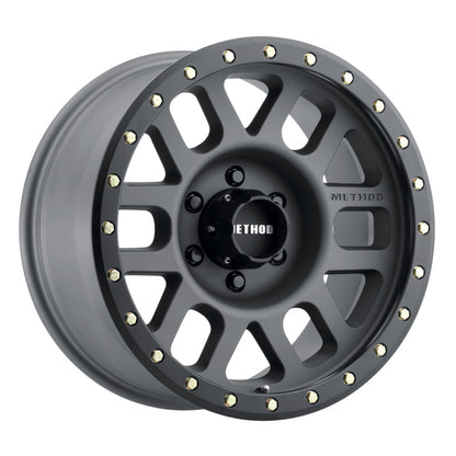 Method MR309 Grid 17-Inch x 8.5-Inch Wheel with 6x5.5 Bolt Pattern and Titanium Finish