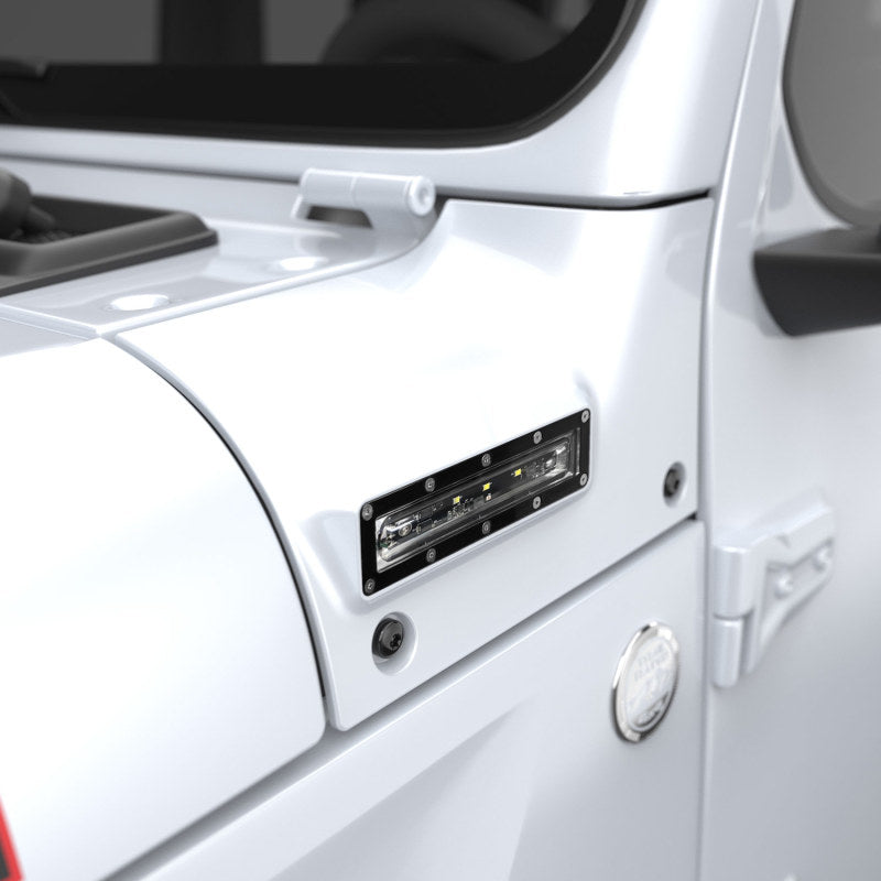 EGR VSLJP0190 LED Side Lights for 2018-2025 Jeep Wrangler JL/JLU and Gladiator JT – Bright White