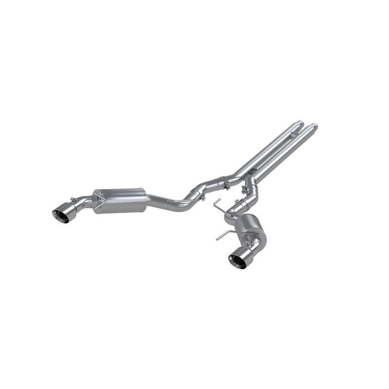 MBRP Armor Lite Series Cat Back Exhaust System for 2015-2017 Ford Mustang GT with 3-inch Dual Split Rear Exit and 4.5-inch Tips