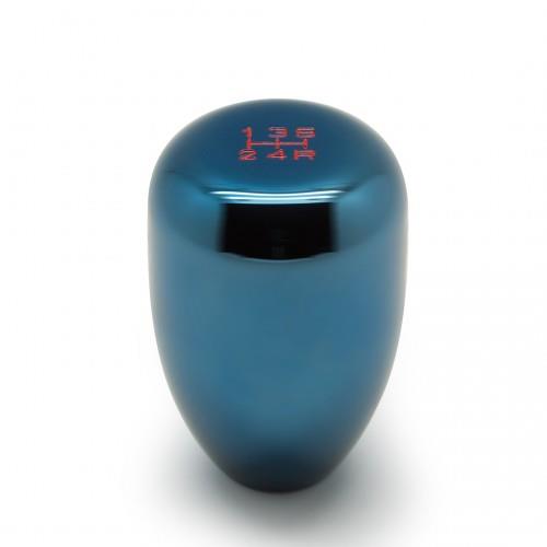 BLOX Racing Limited Series 5-Speed Billet Shift Knob - Electric Blue, 10x1.5mm Thread Size