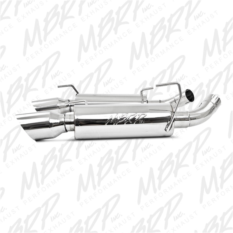 MBRP Armor Pro Series Dual Mufflers Axle Back Exhaust System for Ford Mustang 2005-2010 - T304 Stainless Steel