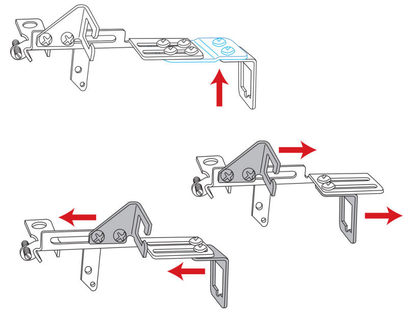 Spectre Throttle Cable Bracket Part #24283 – Adjustable Chrome Carburator Mounting Support