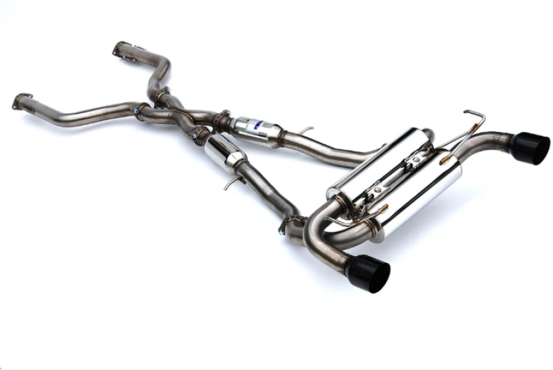 Invidia Gemini 70mm Cat Back Exhaust System for 2022+ Nissan Z with Black Tip - Part Number HS22N4Z7GM1SBL