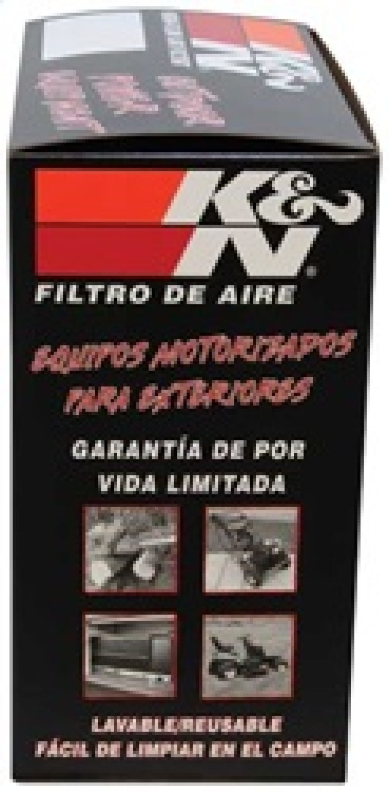 K&N Engineering E-4552 Replacement Industrial Air Filter for John Deere, Kubota, and Bobcat Equipment