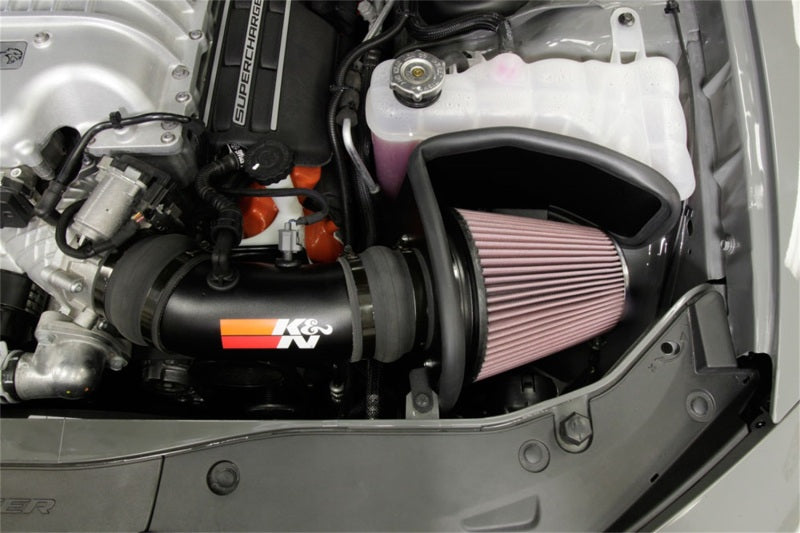 K&N Engineering 69-2553TTK Cold Air Intake System for 2017-2022 Dodge Challenger and Charger V8-6.2L