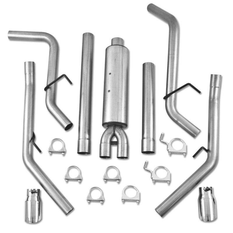 MBRP Armor Lite Series Cat Back Exhaust System for Dodge Ram 1500 2010-2013 with Dual Split Rear Exit