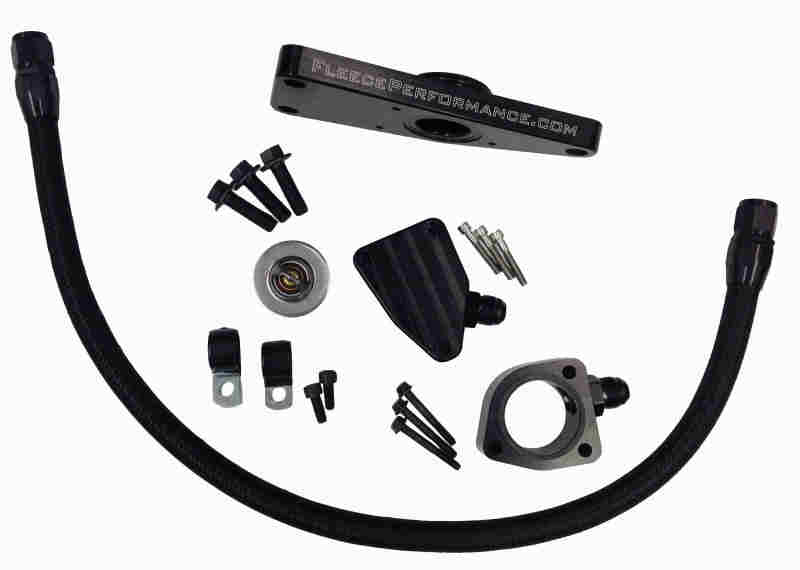 Fleece Performance 03-07 Dodge 5.9L / 04.5-12 6.7L Cummins Coolant Bypass Kit (Manual Transmission)