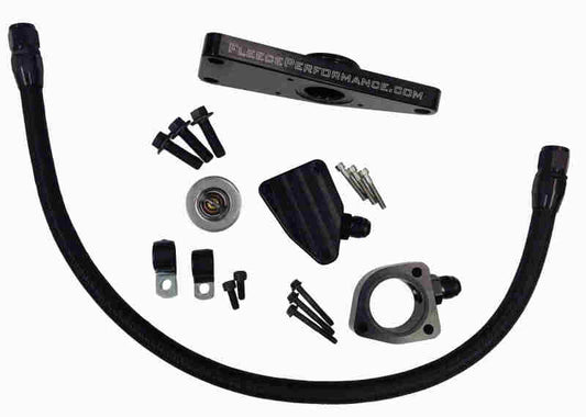 Fleece Performance 03-07 Dodge 5.9L / 04.5-12 6.7L Cummins Coolant Bypass Kit (Manual Transmission)