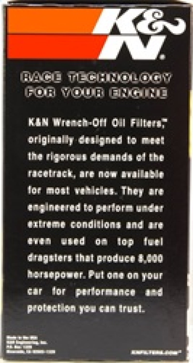 K&N HP-6001 Premium Oil Filter for Ford F-250 and F-350 Diesel Trucks