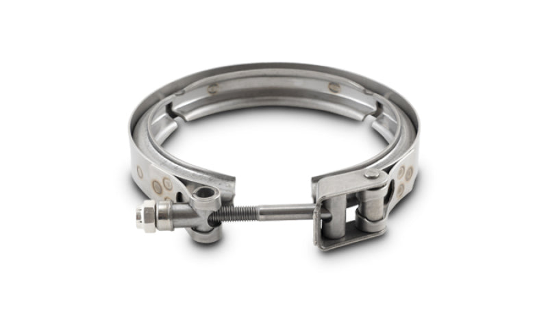 Vibrant Quick Release V-Band Clamp for 19862 – 300 Series Stainless Steel, 6mm Apex Width, 111.15mm Closed Flange ID