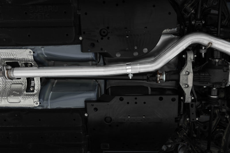 MBRP Armor Lite Series Cat Back Exhaust System for Subaru WRX 2022-2024, 3 inch Diameter, Single Rear Exit, Aluminized Steel with 5 inch Tip