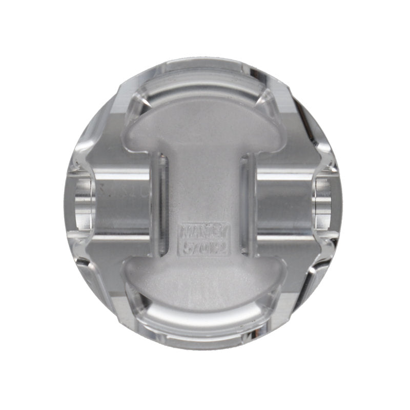 Manley Performance Mitsubishi 4B11T 86.5mm Turbo Tuff Series Piston Set with Rings - Part Number 624205CE-4