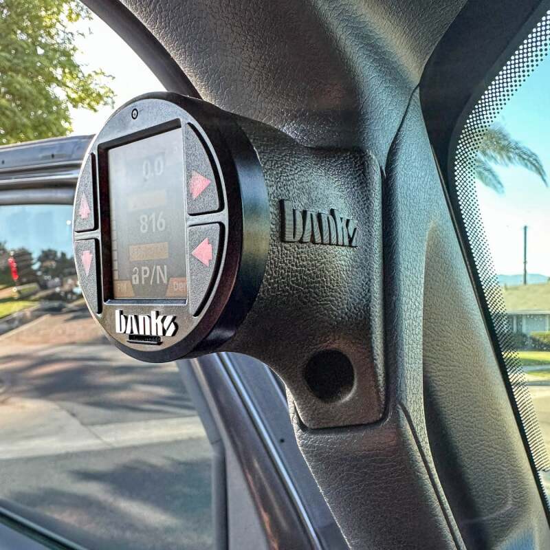 Banks Power iDash Stealth Single Gauge Pod Kit for 2018-2023 Jeep JL and Gladiator