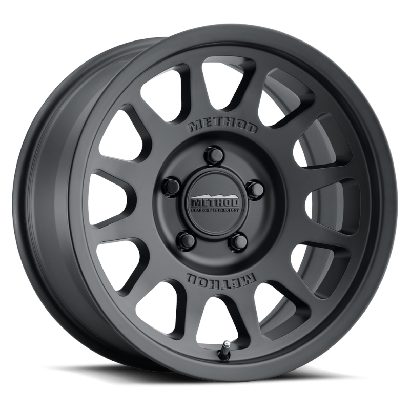 Method MR703 17x8.5 Black Bead Grip Wheel with 5x5 Bolt Pattern and +25mm Offset