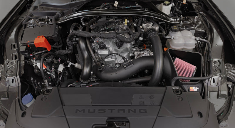 K&N Engineering 63-2627 Cold Air Intake System for 2024 Ford Mustang EcoBoost 2.3L Turbo