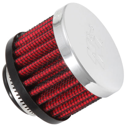 K&N Engineering 62-1360 3/4 Inch ID 2 Inch OD Clamp-On Crankcase Vent Filter for Automotive Applications