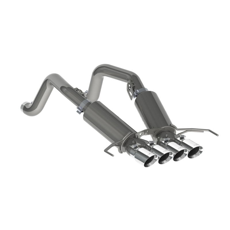 MBRP Armor Pro Series Dual Axle Back Exhaust System for 2014-2018 Chevrolet Corvette 6.2L V8 with Quad Tips