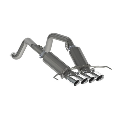 MBRP Armor Pro Series Dual Axle Back Exhaust System for 2014-2018 Chevrolet Corvette 6.2L V8 with Quad Tips