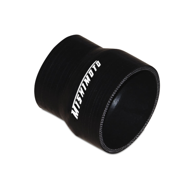 Mishimoto 2.5 to 3.0 Inch Black Silicone Transition Coupler - Automotive Air Intake and Cooling System Connector