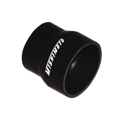 Mishimoto 2.5 to 3.0 Inch Black Silicone Transition Coupler - Automotive Air Intake and Cooling System Connector