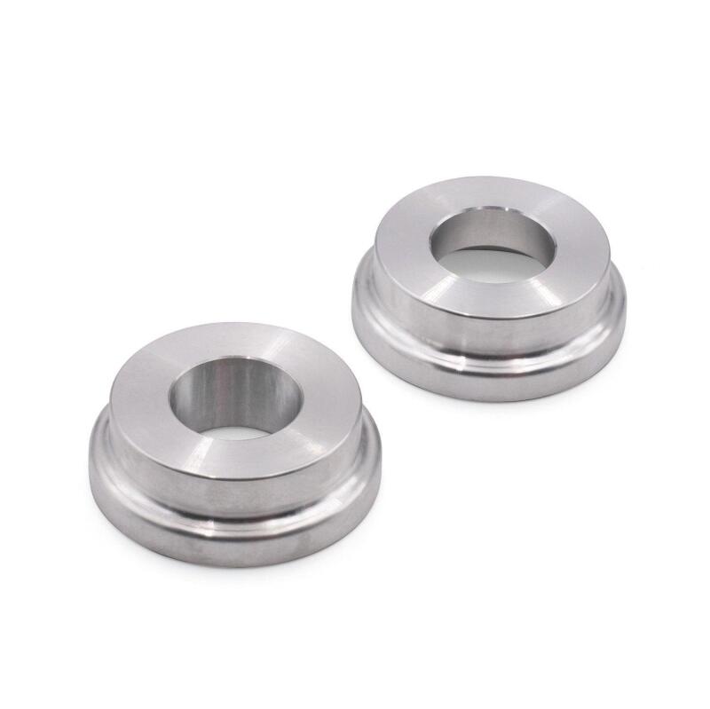 BLOX Racing 2-Piece Billet Aluminum Solid Shifter Bushing for B-Series Transmissions - Silver