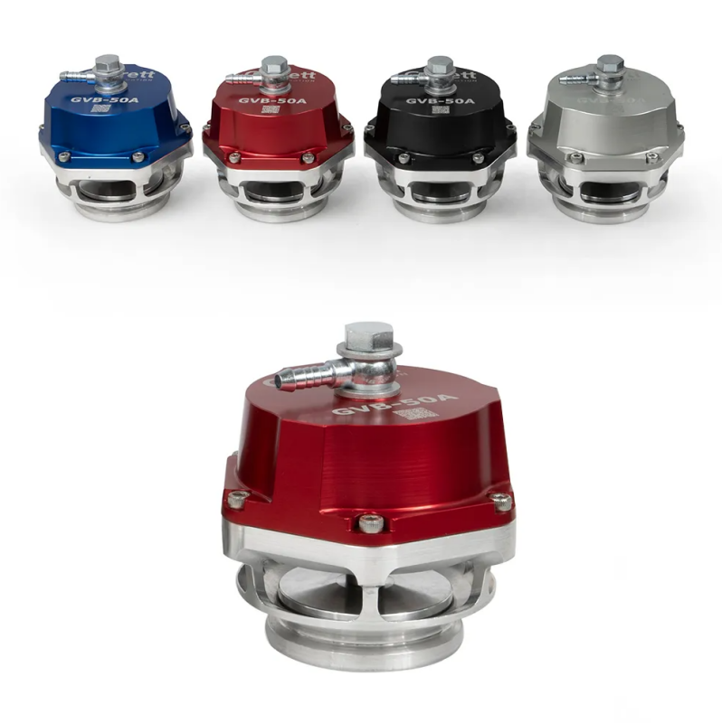 Garrett GVB-50A 50mm VTA Blow-Off Valve - Red for Automotive Applications