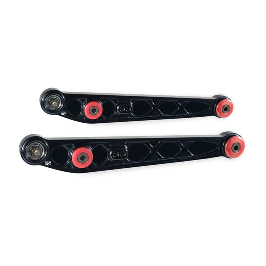 Skunk2 Racing EK Alpha Series Rear Lower Control Arm Set for Honda Civic - Black