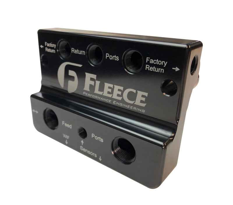 Fleece Performance 10-12 Dodge 6.7L Cummins 4th Gen Fuel Distribution Block