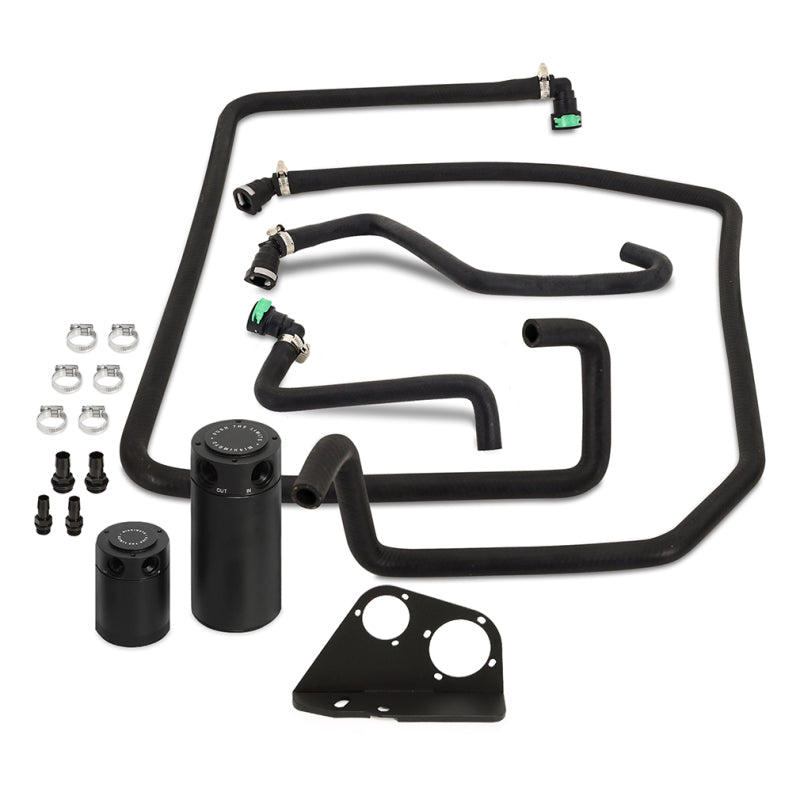 Mishimoto 2021+ Ford F-150 3.5L EcoBoost Oil Catch Can Kit – Protects Intake System from Blow-by and Carbon Buildup