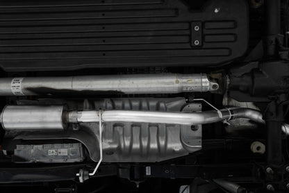 MBRP Armor Pro Series 3-Inch Single Side Exit Exhaust System for 2021-2022 Ford F-150 Powerboost Hybrid