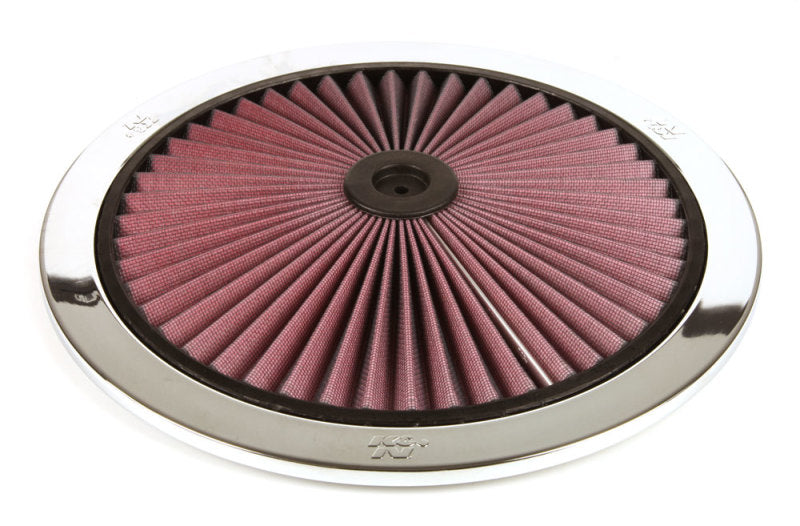 K&N Engineering X-Stream Top Filter for 14-Inch OD Chrome - Enhances Engine Breathing