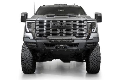 Addictive Desert Designs Phantom Front Bumper with Winch for 2024-2025 GMC Sierra 2500/3500 HD - Hammer Black