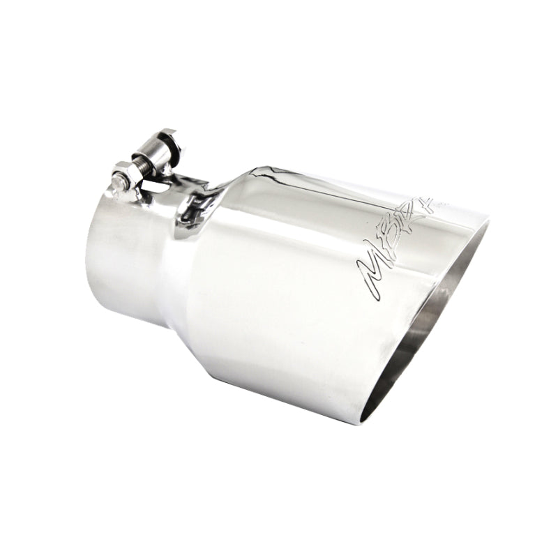 MBRP Universal Exhaust Tip 4.5-Inch O.D. Dual Wall Angled Stainless Steel