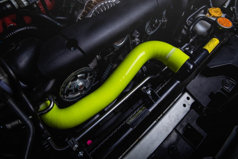 Mishimoto Silicone Radiator Hose Kit for Subaru WRX/STI - Neon Yellow, Part Number MMHOSE-STI-08NY