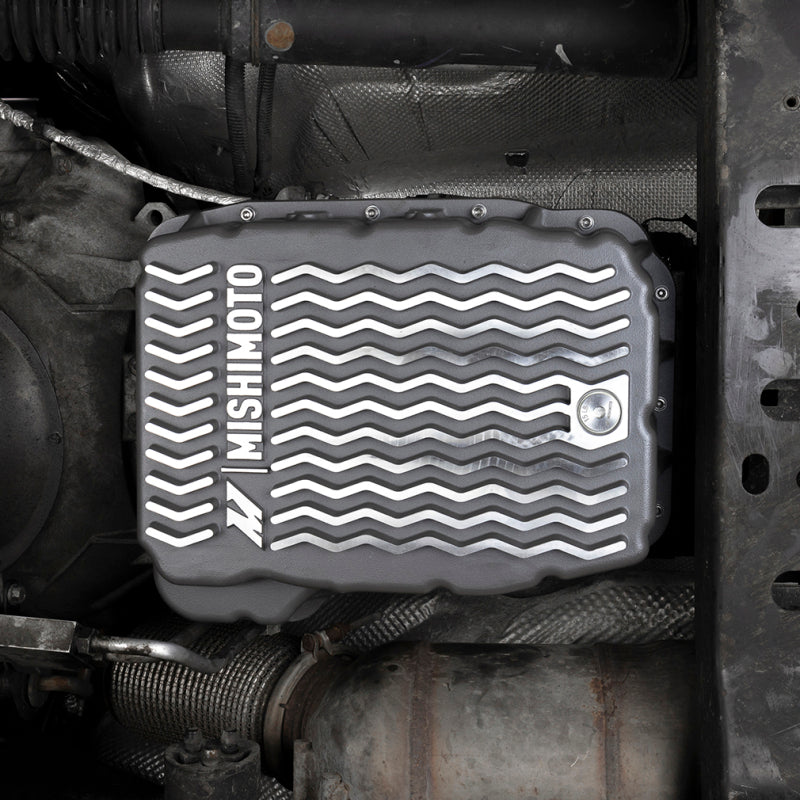 Mishimoto Aluminum Transmission Pan for 2004-2024 Dodge Ram 6.7L Cummins — Cast Aluminum with Improved Cooling and Capacity