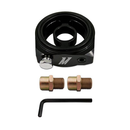 Mishimoto Oil Sandwich Plate Adapter with 3 x 1/8 in NPT Ports - Part Number MMOP-TPS