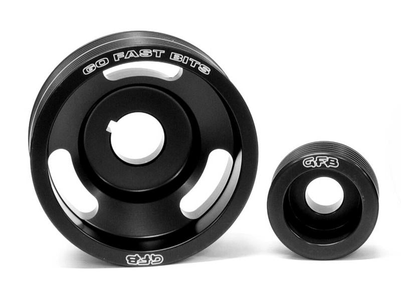 Go Fast Bits GFB Evo 4-9 Under-Drive Crank Pulley with Belt for Mitsubishi Lancer