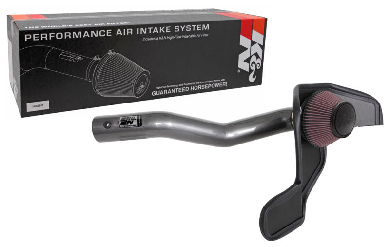 K&N Engineering 77-2594KC High Flow Performance Cold Air Intake System for Ford Explorer 2.3L L4 F/I