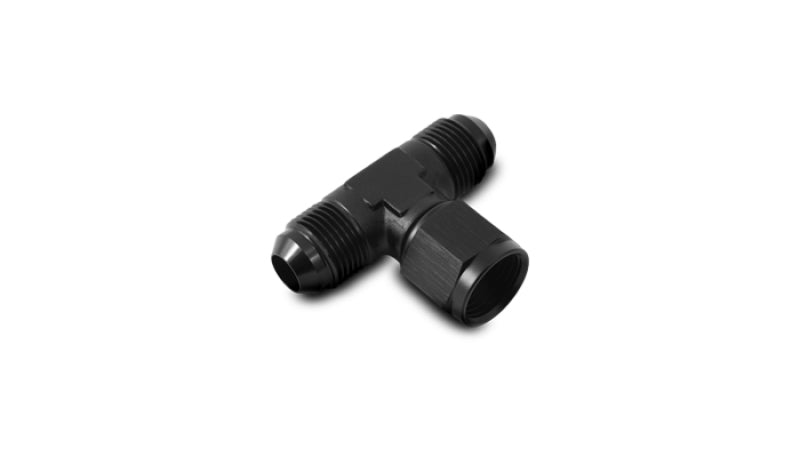 Vibrant -10AN Tee Fitting with Female -10AN Swivel Side for Automotive Applications