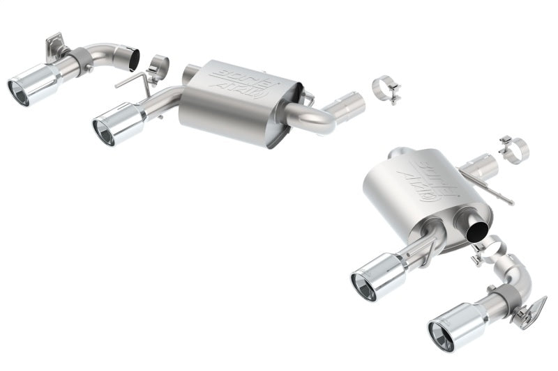 Borla ATAK Axle-Back Exhaust System for 2016-2024 Chevrolet Camaro SS and LT1 6.2L V8 with Dual NPP Valves