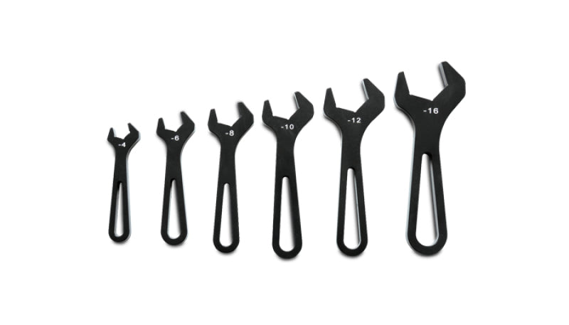 Vibrant Aluminum AN Wrench Set (Set of 6) – Fits AN-4 to AN-16 Fittings and Adapters