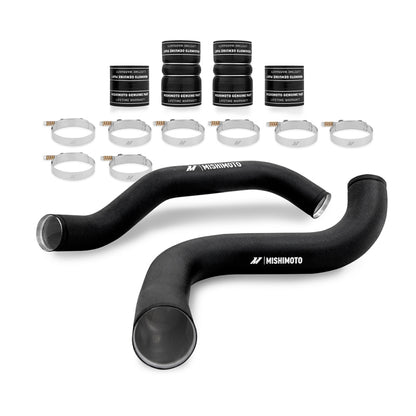 Mishimoto 99-03 Ford 7.3L Powerstroke PSD Intercooler Pipe and Boot Kit - Wrinkle Black