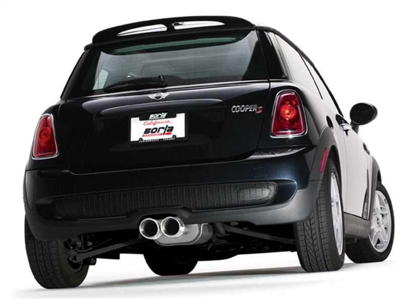 Borla 07-14 Mini Cooper S Cat-Back Exhaust System with Dual Tips and 4-Inch Stainless Steel Outlets