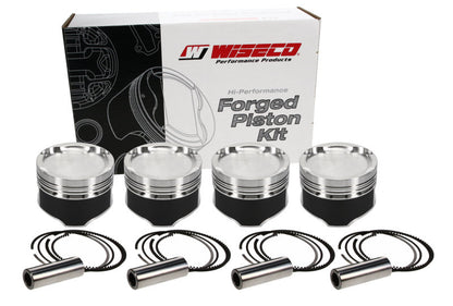 Wiseco K546M755 Professional Series Forged Racing Pistons for Honda D16Y7 75.50mm Bore Set of 4
