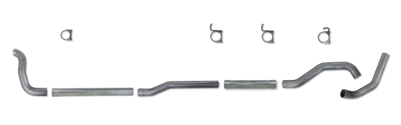 Diamond Eye Performance 4-Inch Exhaust System Kit for 1989-1993 Dodge 5.9L Cummins 2500/3500 - Single Aluminum Pipe Replacement