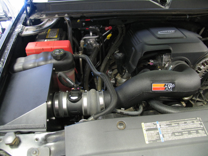 K&N 57-3058 Performance Cold Air Intake System for Chevy, GMC, Cadillac V8 Engines